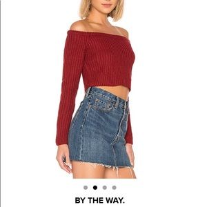 Bryant off shoulder sweater from BY THE WAY